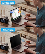 Close up of Pys scratch-resistant film for MacBook Air