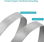 Flexible cable sheathing sleeve demonstrated with an expanded inner diameter for wire bundling.