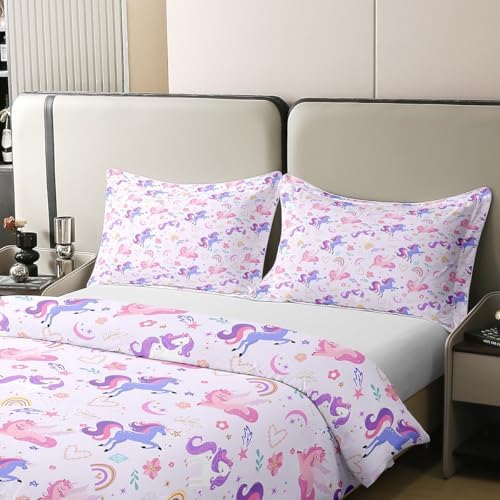 The internal corner ties of the Castle Fairy natural cotton duvet cover designed to hold comforters securely.