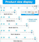Close up of ZipGlo one-click extension mechanism