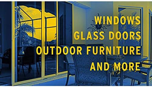 Zep U49910 outdoor glass cleaner being used on patio furniture