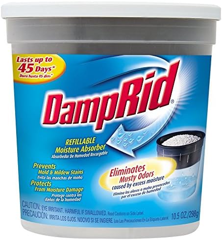 DampRid FG01K Refillable Moisture Absorber, Fragrance Free, 10.5-Ounce - Image 2