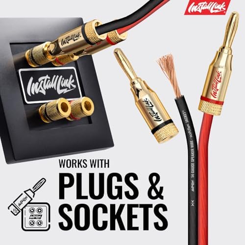 Authentic Install Link speaker wire packaging for home theater