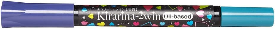 Copic marker kirarina 2win royal blue front view craft art pen