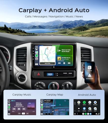 Ruicar car radio interface showing Apple CarPlay menu