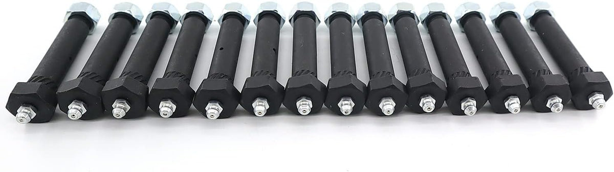 Full packaging arrangement of RJSPHH greaseable spring bolts for trailer axles