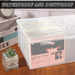 YEXEXINM heavy duty media storage box with open lid highlighting dustproof rim.