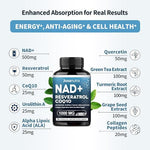 JuvaNutra NAD Supplement high absorption liposomal technology graphic