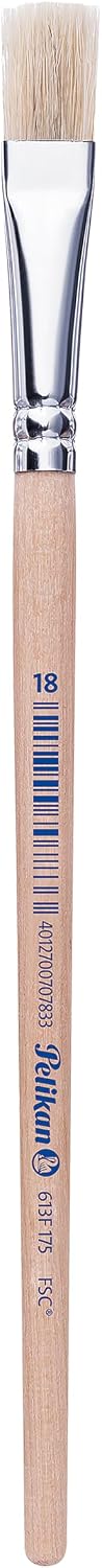 Back view of Pelikan Type 613F brush packaging and labels