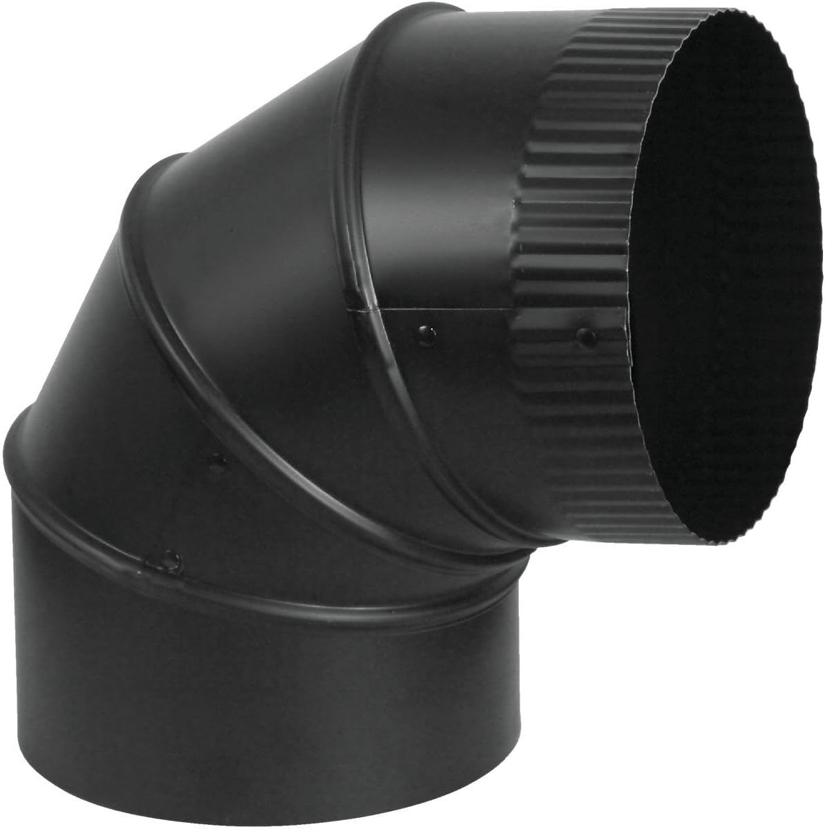 Imperial 7 inch adjustable elbow front view connector
