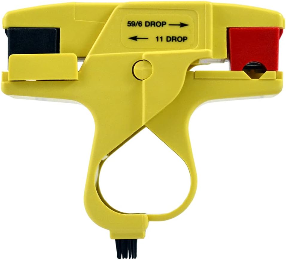 Ergonomic finger loop for precise cable stripping rotation
