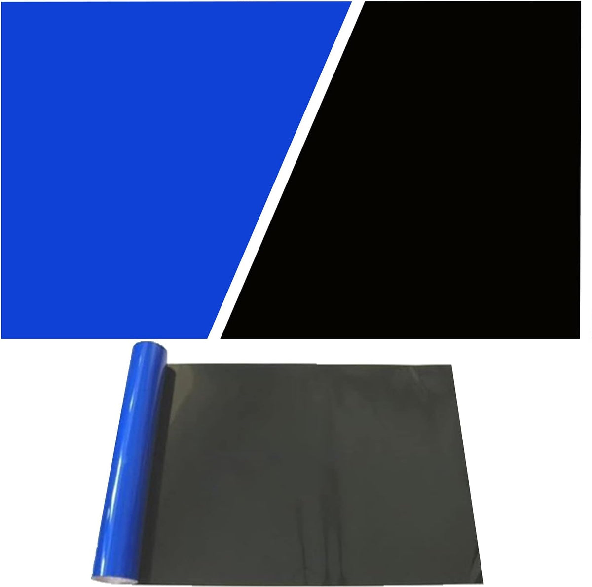 ELEBOX Aquarium Background Blue Black Fish Tank Background Wallpaper Double-Sided Aquarium Backing Paper, Aquarium Decorations for 10 Gallon 20 Gallon Aquarium 15.7" x 32.3" - Image 9