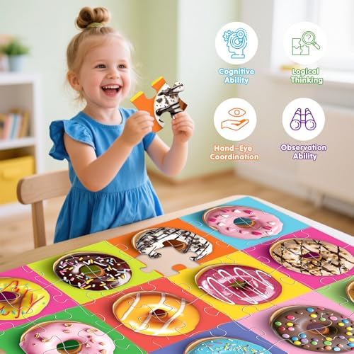 IFLOVE preschool educational learning toy packaging back view highlighting developmental benefits