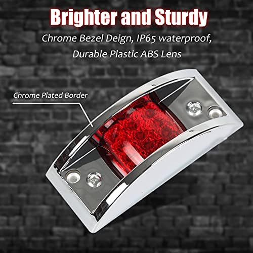 LiLoom 12 LED vehicle clearance light displaying the black ground wire and red power wire configuration