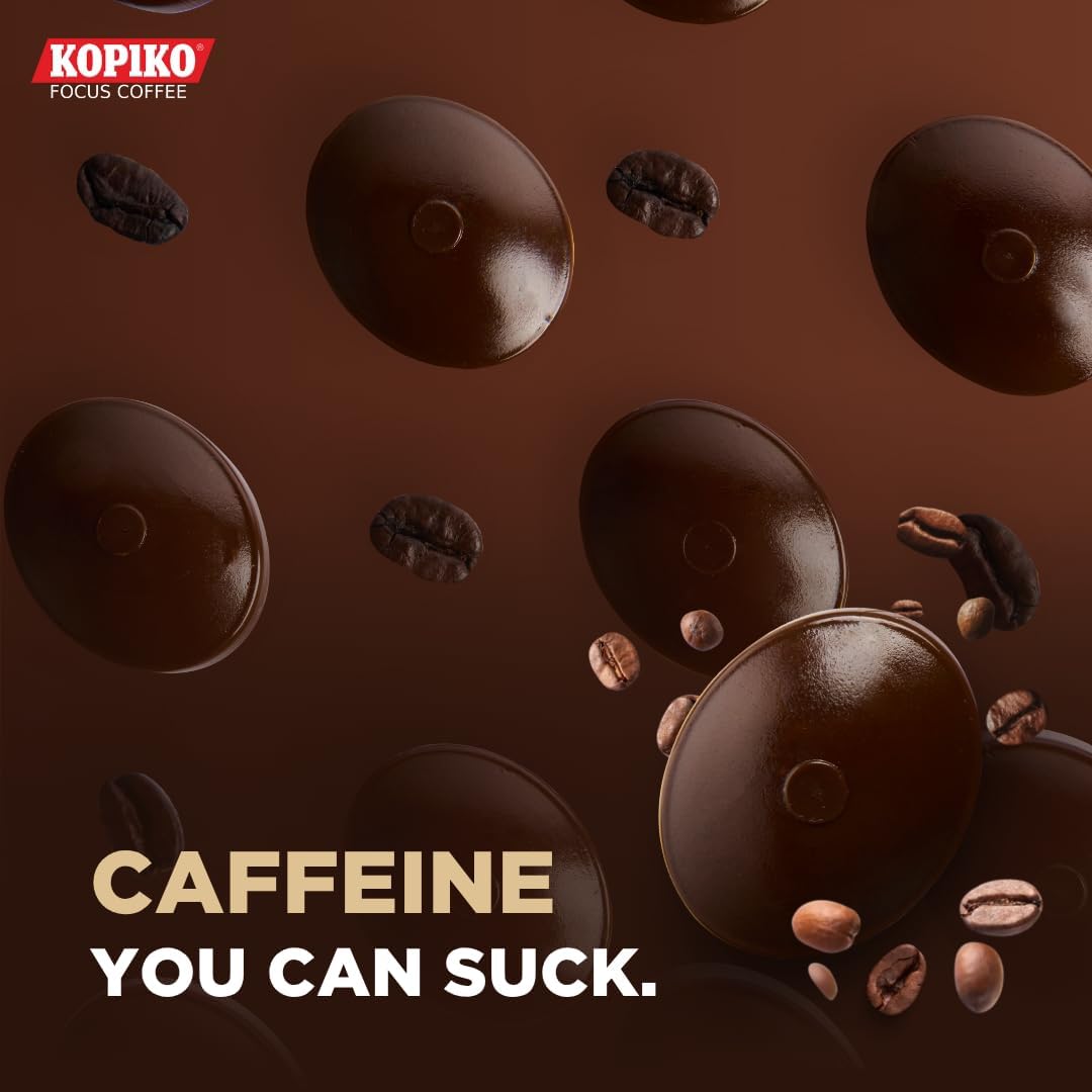 Travel friendly Kopiko Focus coffee candy packs