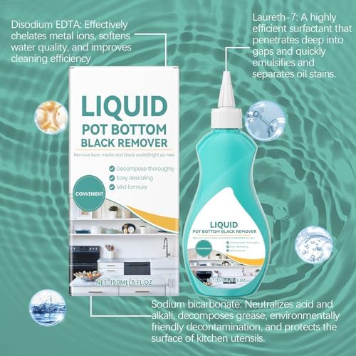 Side profile of 5 Fluid Ounce KunMan cleaning bottle