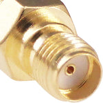 RFaha connector connected to antenna cable setup