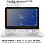 Anti blue light film applied on 14 inch laptop screen