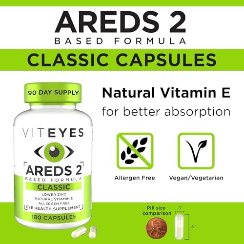 Viteyes 180 count capsules bottle packaging