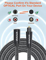 Vanaux S/PDIF extension cable connected to soundbar