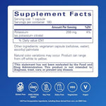 Pure Encapsulations Potassium Citrate essential electrolyte supplement label