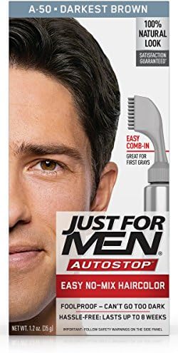 Just For Men Easy Comb-In Color side view of packaging