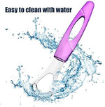 Hygienic personal care set featuring MR LION purple tongue cleaner and storage box.