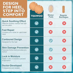 TEAWOO imported intensive moisture patch pack for women wearing high heels.