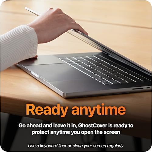 Premium transparent keyboard protection shield for US ANSI layout laptops