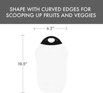 Dexas kitchen prep board with non-slip feet