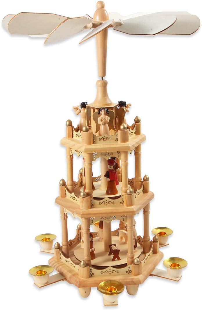 RUAIGRD wooden Christmas pyramid front view