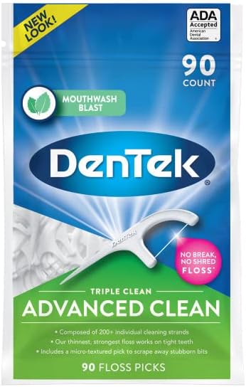DenTek no break dental floss picks for tight teeth