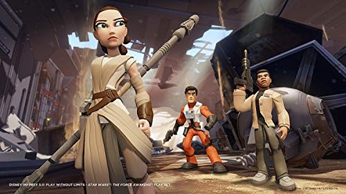 Back of the box layout for Star Wars The Force Awakens EU playset pack