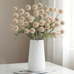 Artificial Flowers Chrysanthemum Ball Flowers 10Pcs Bouquet Light Pink | Home Office Wedding Important People Glorious Moral for Coffee House Party - Image 12