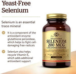 Solgar authentic USA imported yeast free selenium premium amber bottle