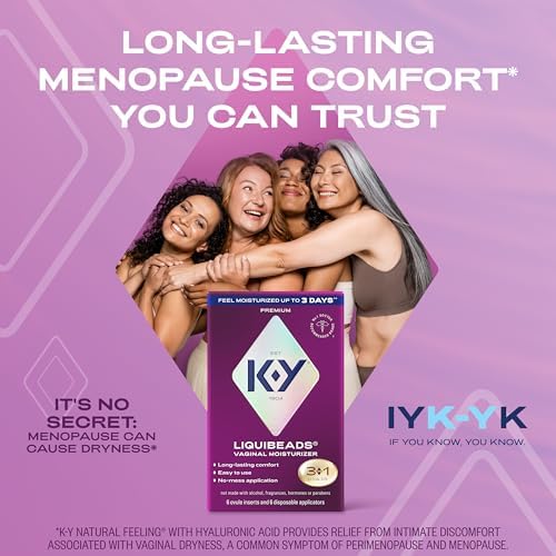 Premium K-Y brand intimate moisturizer for menopause and daily comfort.