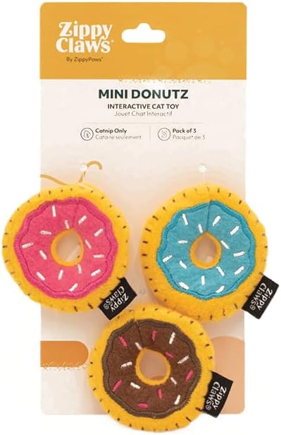 ZippyClaws interactive kitty toys 3 pack packaging and design