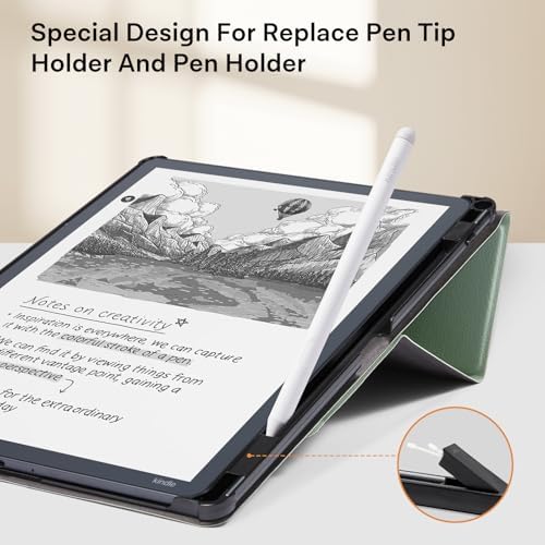 CoBak Kindle Scribe protective folio case open view