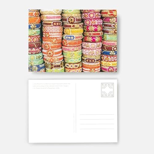 A World of Patterns: 100 Vibrant Postcards - Image 3