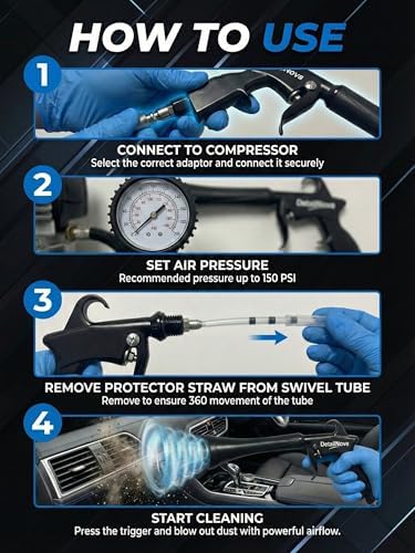 DetailNova automotive cleaning tool alongside the included premium microfiber towel.