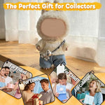 Flat lay of Eyancotoi doll clothes sweater and pants components