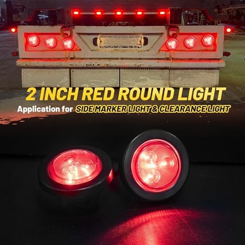 Side profile showing the standard two pin socket layout on the rear housing of the clearance light