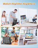 NORTHING smart compatible portable TV playing high definition video via connected streaming stick.