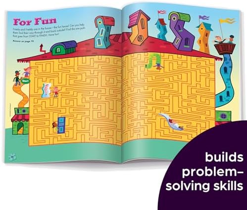 Back cover of the Highlights Amazing Mazes Expert set detailing the educational and developmental benefits.