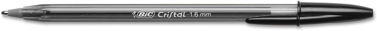 BIC Cristal Xtra Bold Ballpoint Pen 1.6mm tip close up