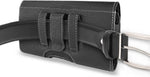 TMAN protective leather pouch case lifestyle and carrying display