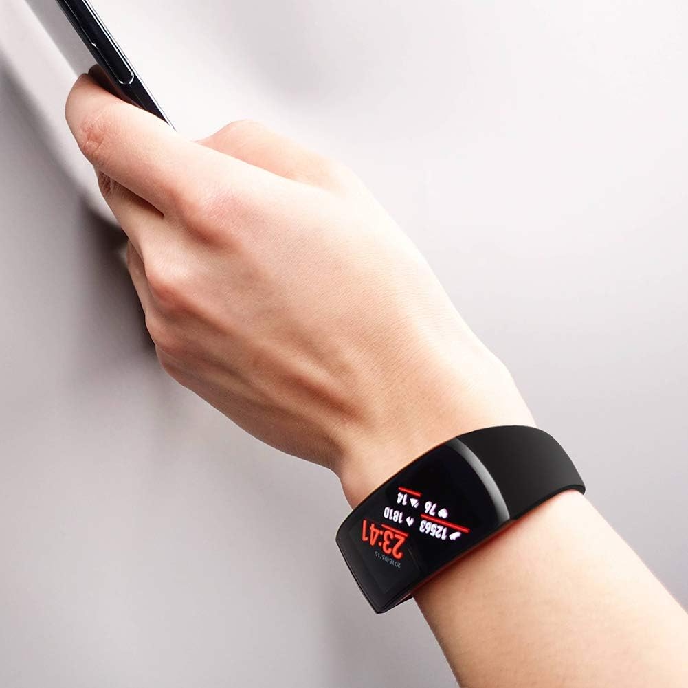 Close up of waterproof elastomer silicone material texture on band