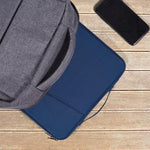 CAAORDKSO 12.4 inch tablet sleeve being carried easily by its comfortable integrated top handle.