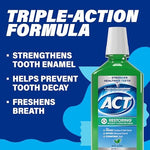 ACT Restoring mouthwash ingredients and sodium fluoride facts