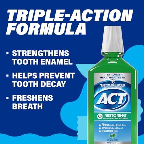 ACT Restoring mouthwash ingredients and sodium fluoride facts